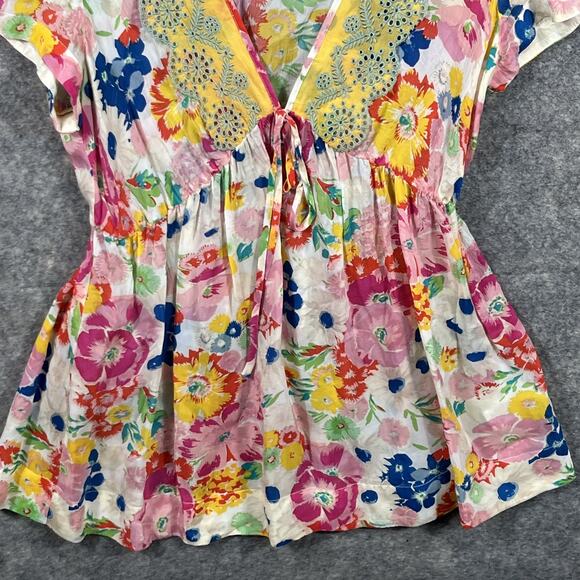 Johnny Was‎ Flower Pattern Dress Beams Size SM - Picture 5 of 12